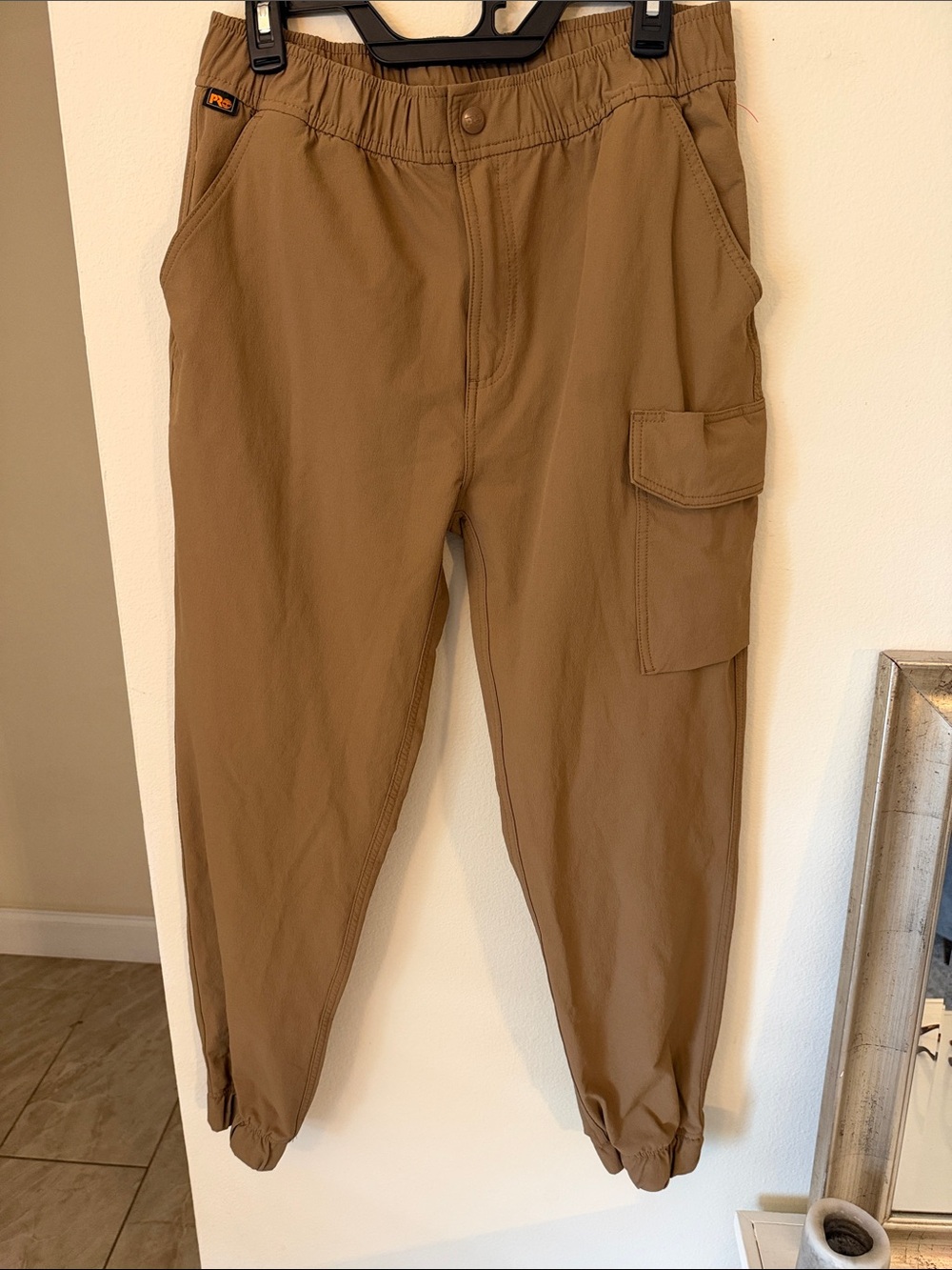 Timberland pro tan khaki nylon outdoor utility work jogger men’s pants 34”